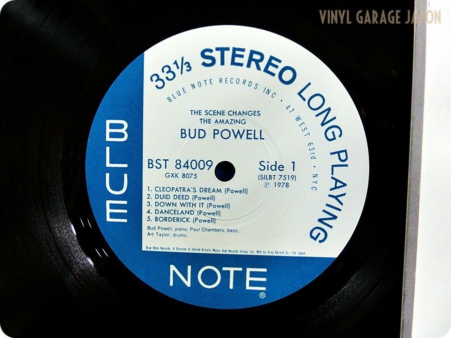 Bud Powell Blue Note Wax The Scene Changes BST 84009 JP Jazz LP C034 