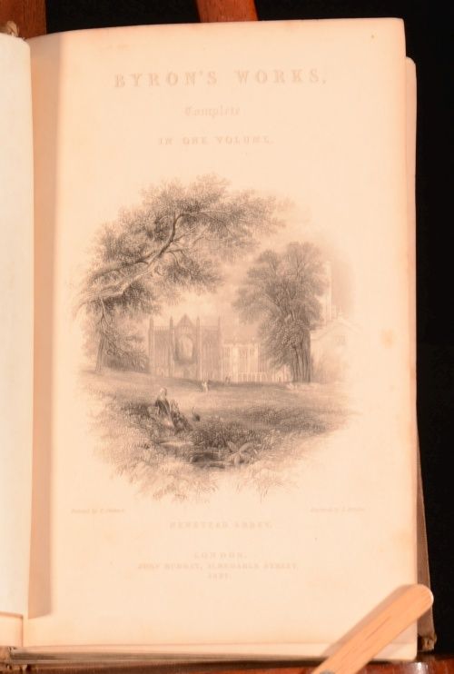 1842 The Works of Lord Byron Complete in One Volume with Notes 