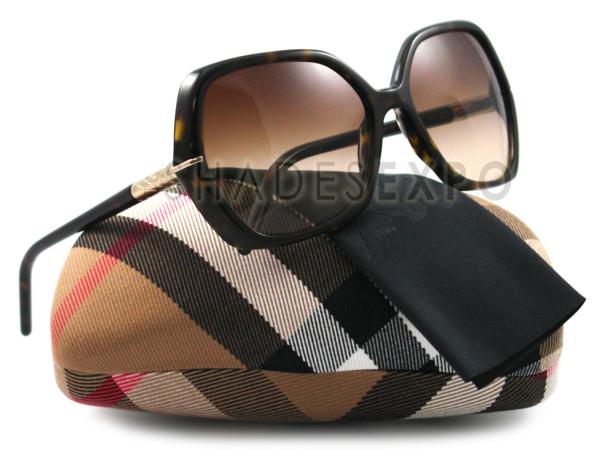 NEW Burberry Sunglasses BE 4107 TORTOISE 3002/13 BE4107 AUTH