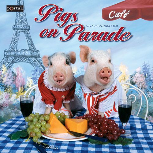 2012 Wall Calendar Pigs on Parade Humor on Sale