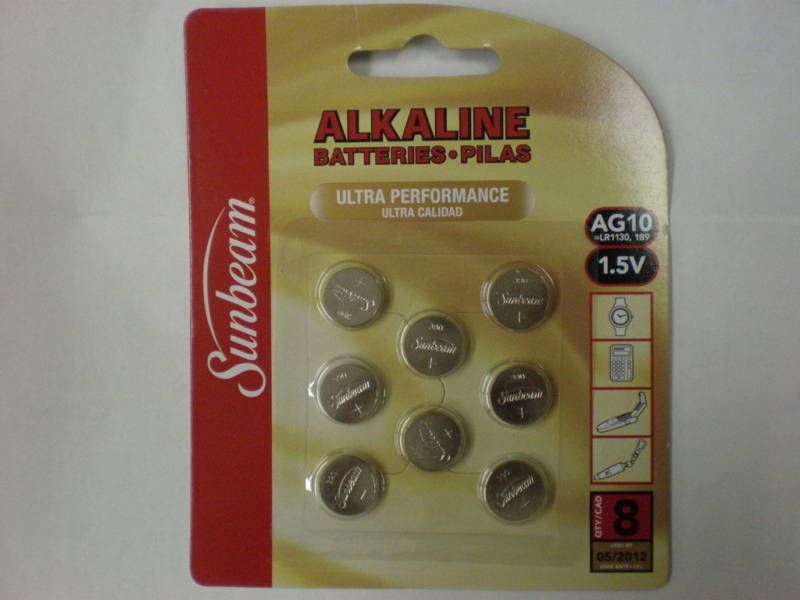 Pack Watch Calculator Battery AG10 LR1130 390 Swatch