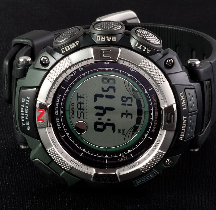 Casio Pro Trek Triple Sensor Solar PRG 130 1VDR 200WR