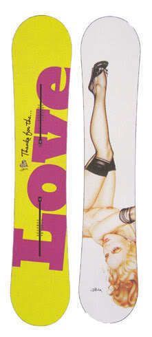 NEW BURTON LOVE PRIVATE STOCK Snowboard Limited Ed Strudel Rhonda 