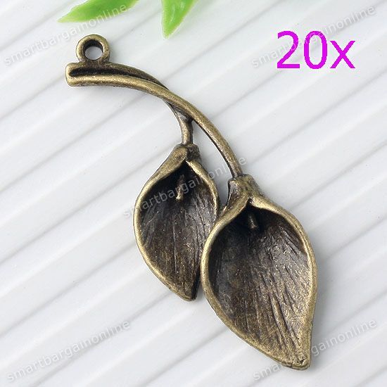   Calla Lily Charms Findings Beads Fit Pendant Jewelry Making