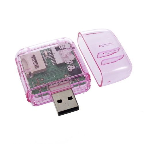 in1 USB SD Micro SD CF Card Reader Camera Connection Kit Cable for 