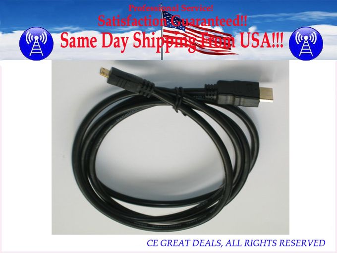 HDMI Cable Data Cord for Viewsonic ViewPad E100 E100 US1 9 7 Android 
