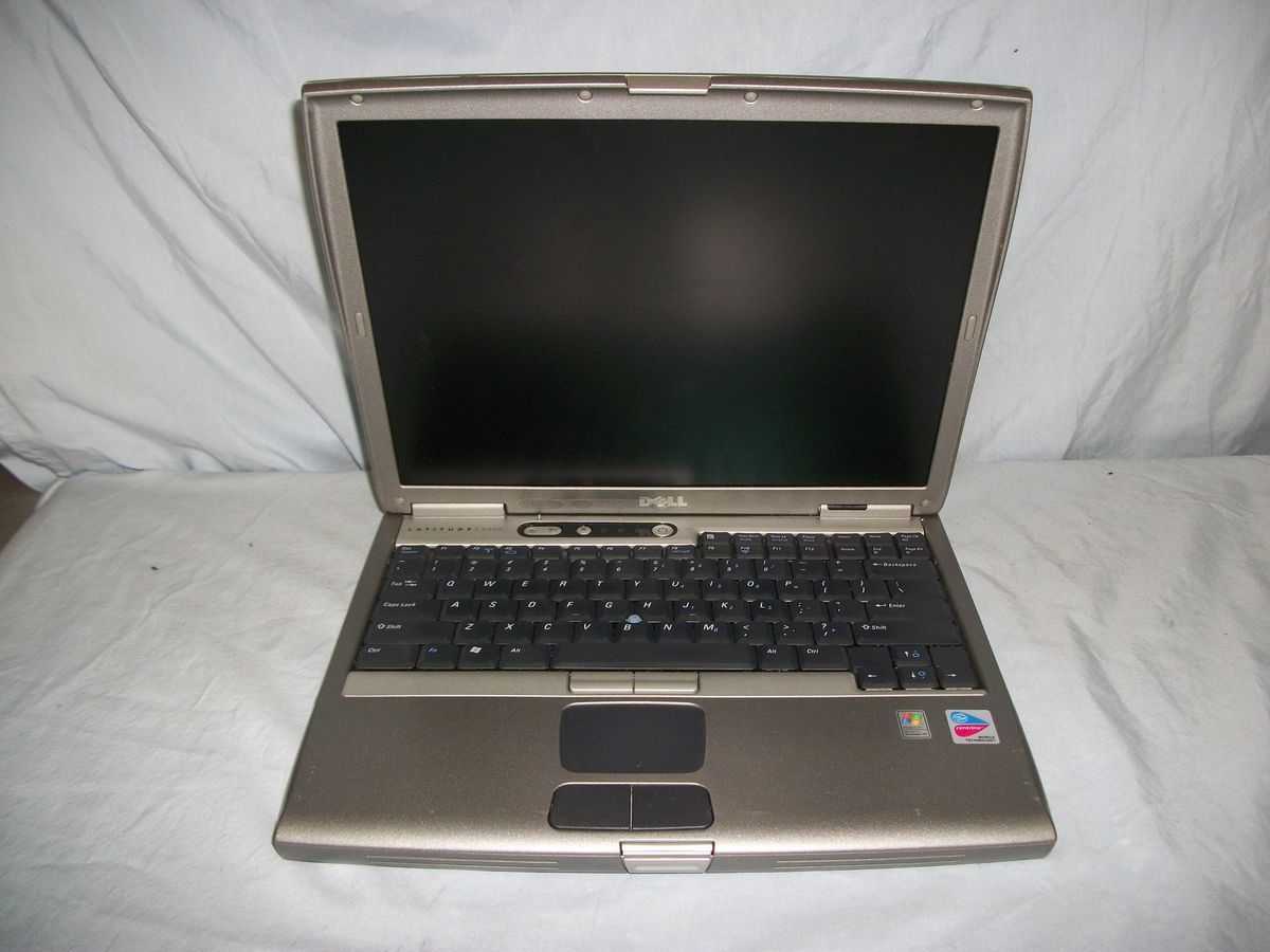 Laptop PC, Dell Latitude D600, Centrino mobile, caddy, parts,