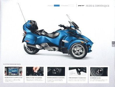 2011 Canam Spyder RT RS 3 Wheel 32 Page Sales Catalog