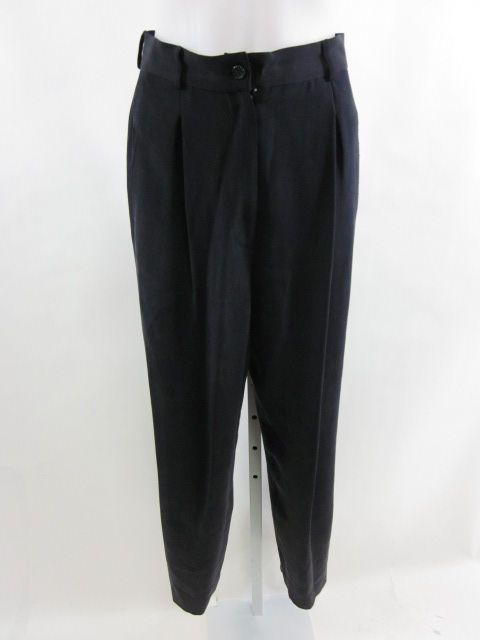 Calvin Klein Collection Navy Silk Blazer Pants Suit 6