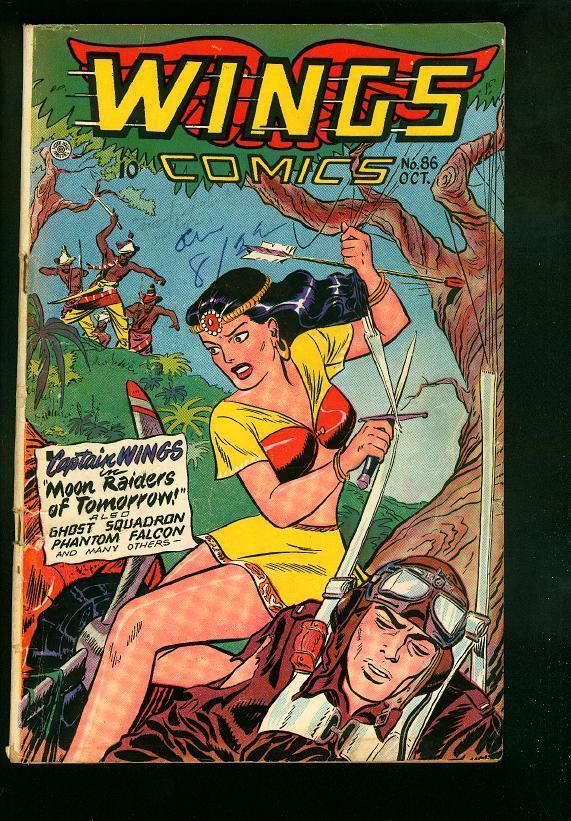  Wings Comics 86 VG Minus 3 5 Bob Lubbers GGA Cover