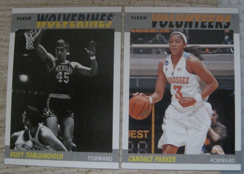   Retro Rudy Tomjanovich Candace Parker 1987 1988 Insert Card Lot