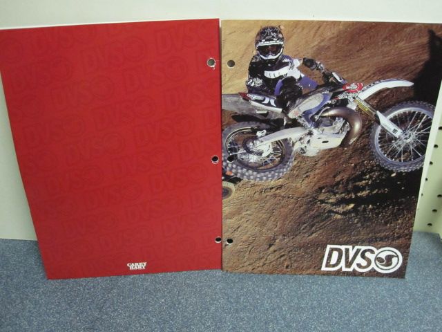 DVS moto x motocross CAREY HART binder school work folder ~NEW~