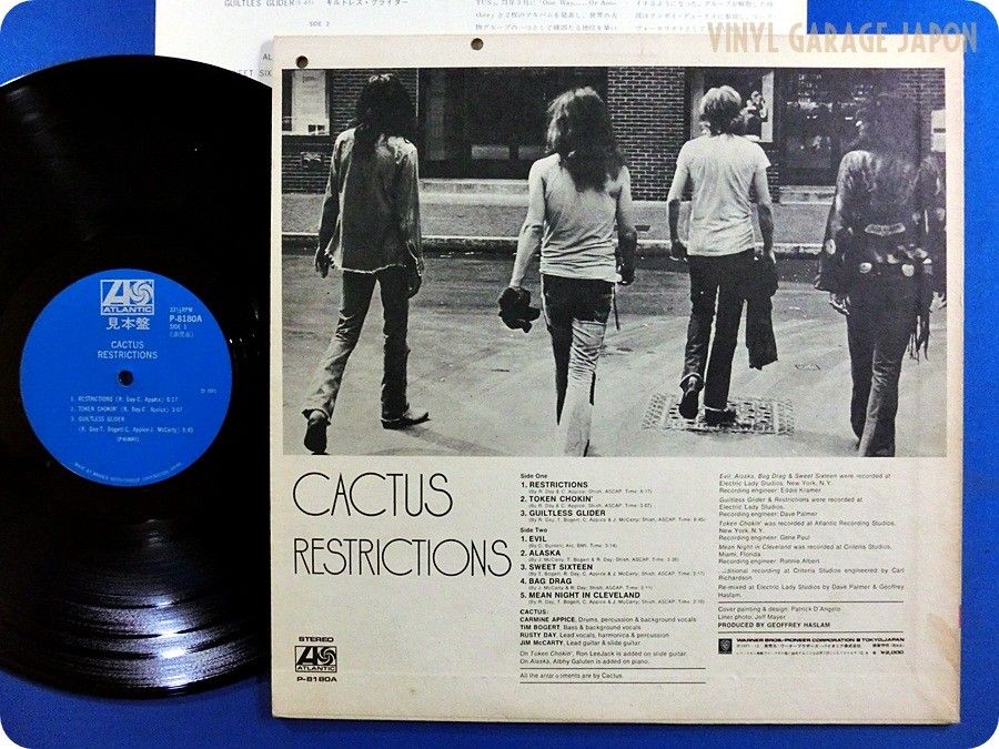   Promo Wax Restrictions Japan Press Carmine Appice LP A395