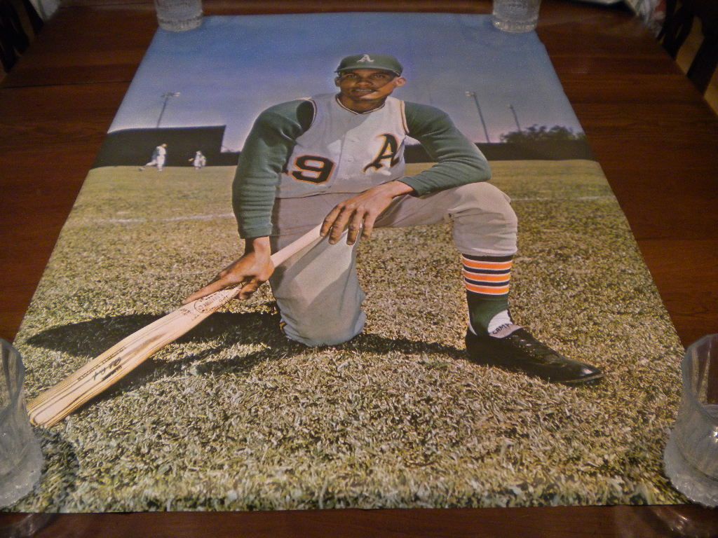 BERT CAMPANERIS 1968 71 SPORTS ILLUSTRATED POSTER OAKLAND ATHLETICS/A 