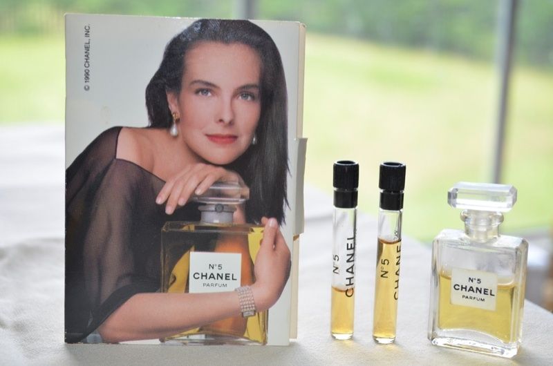   Mini Parfume Perfume Bottle 1990 Lot Carole Bouquet Model