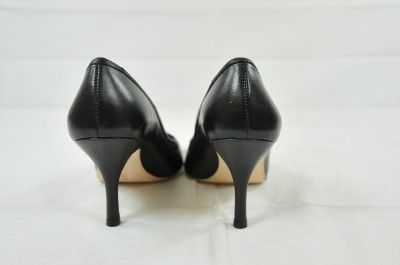 Roberto Capucci Made in Italy Best Black Lthr Pump Pointed Toe 8B 3241 