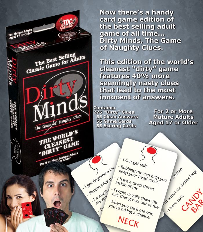 Dirty Minds Card Game Naughty Clues Clean Answers 1042