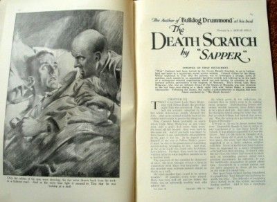 Strand Magazine Jan 1930 PG Wodehouse, Edgar Wallace, Sapper