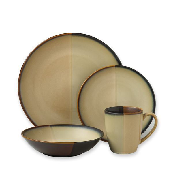 pfaltzgraff everyday java dinnerware set 32 pc java s tri colored 