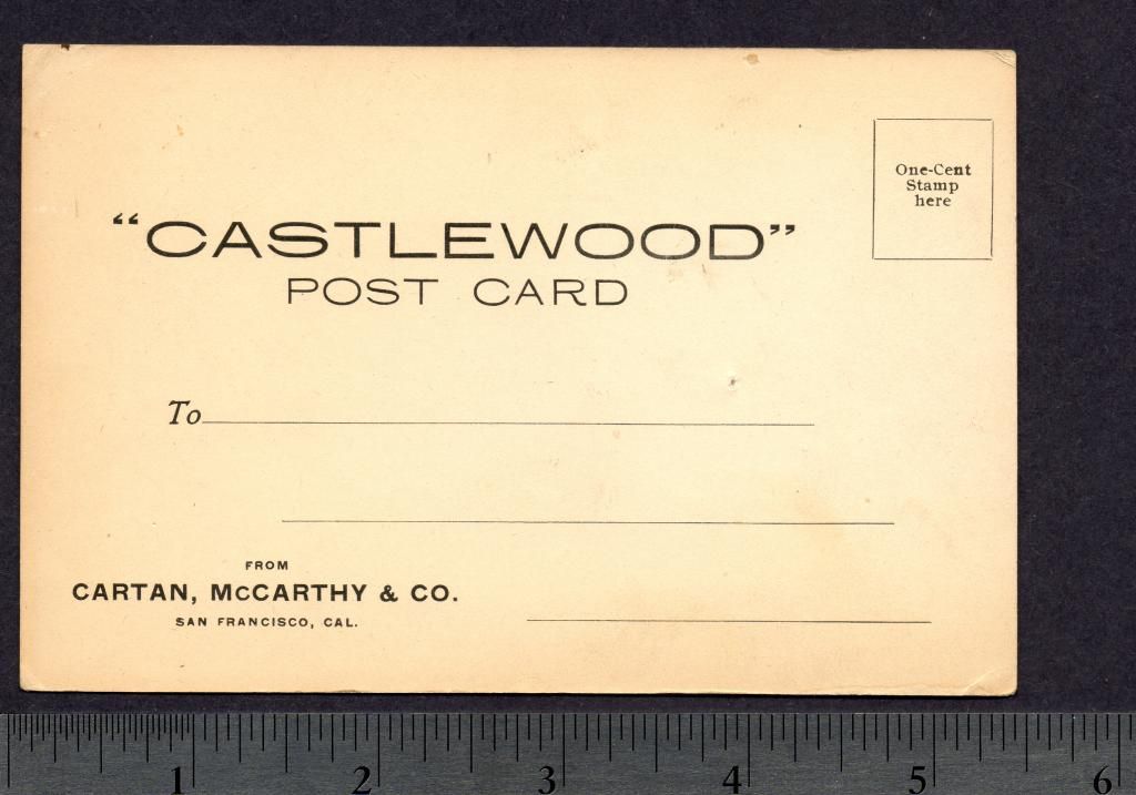 Castlewood Whiskey Cartan McCarthy San Francisco Corkscrew Advertising 