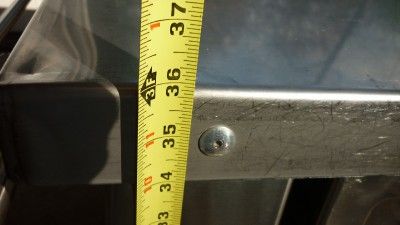 Cashiers Stand Stainless Steel w/ bar shelves Includes Bill holding 