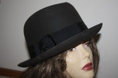 vintage cavanagh edge fedora hat 7 5 8