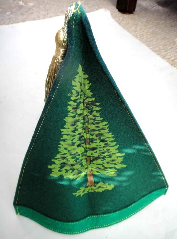 vintage Tall Cedars Lebanon Felt Fez Masonic Excellent