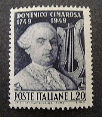 Italy Stamps SC 528 530 MNH Catullus Cimarosa Bridge