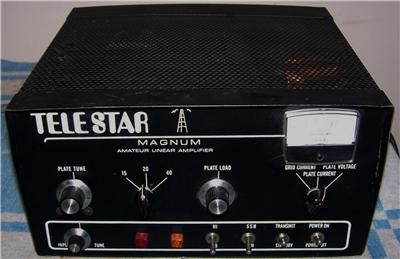 Vintage Telestar Ham Radio 4CX350 Tube 1kW Linear Amplifier Amp