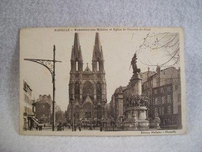 vintage european postcards napoli and france