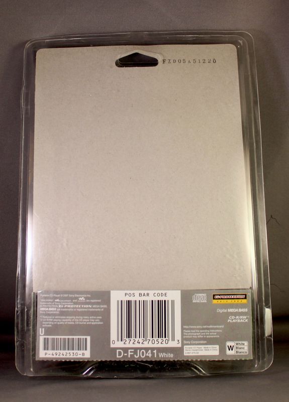 Sony DFJ041 Walkman Portable CD Player w Digital Am FM Tuner Uses 2 AA 