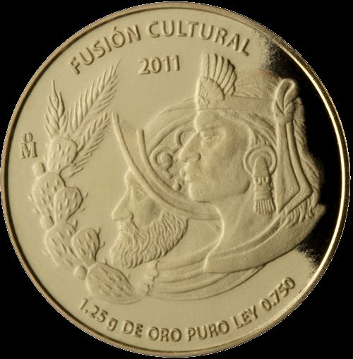 Cultural Fusion of Mexico Smallest Gold Coins in The World Limited 