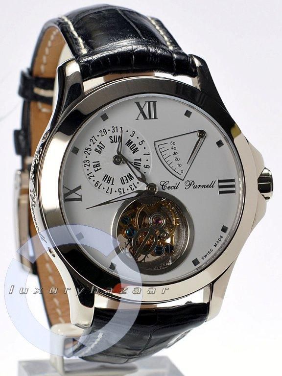 Cecil Purnell Rubrique White Gold Tourbillon