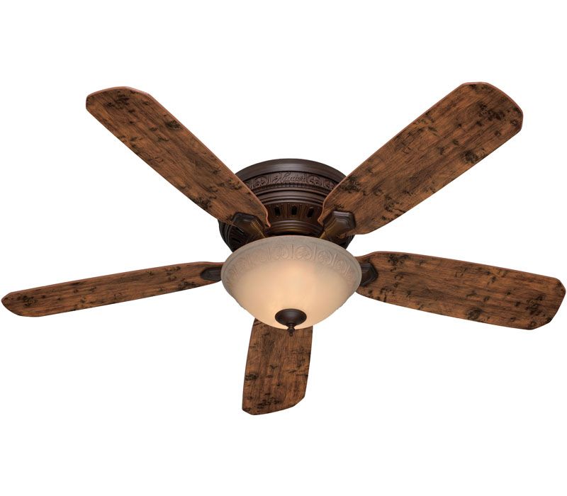   25109 Palatine Walnut Hugger 52 Ceiling Fan w/ Light & Pull Chains