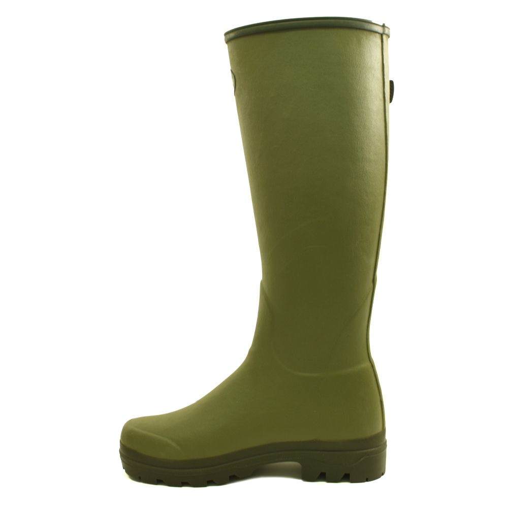 Le Chameau Wellington Boots Vierzon Lady 2 Unisex Buckle Rubber Green 