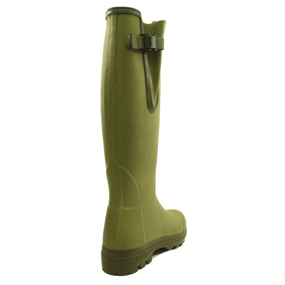 Le Chameau Wellington Boots Vierzon Lady 2 Unisex Buckle Rubber Green 