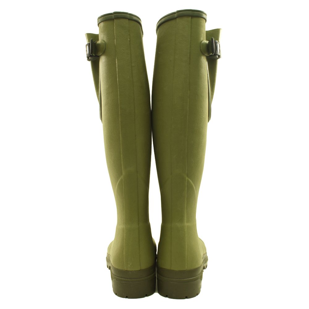 Le Chameau Wellington Boots Vierzon Lady 2 Unisex Buckle Rubber Green 