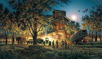 Terry Redlin Bountiful Harvest Elite Farm Harvest Print