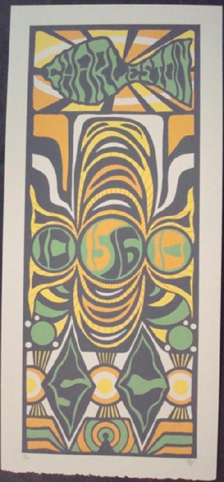 Phish Charleston 2010 Concert Poster Tripp Silkscreen