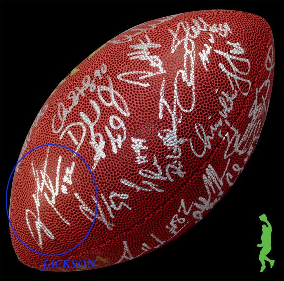 2012 Buffalo Bills Team Signed NFL Football Ball Fitzpatrick Stevie 