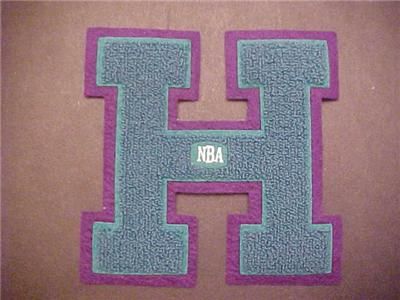 Charlotte Hornets 6 5 x 6 inch Varsity Letter Patch MT