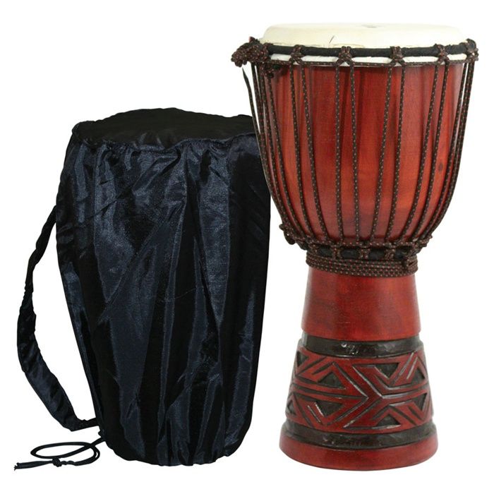 Celtic Djembe w Free Tote 15 16 Tall x 8 9 Head