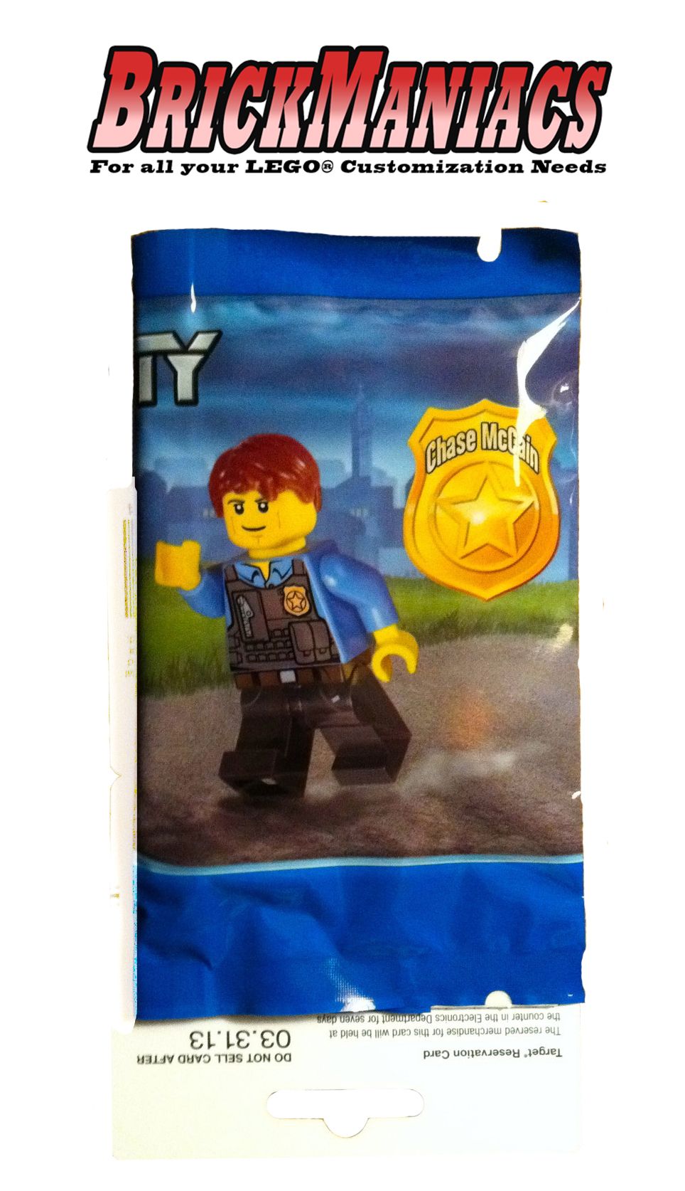 Lego 5000281 City Undercover Chase McCain Minifigure Wii U Game RARE 