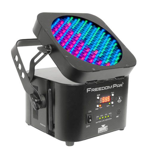 Chauvet Freedompar Wireless RGB LED Wash Light Uplighting