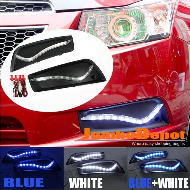 LED Bumper DRL Fog Lamp Light for 09 11 Chevy Cruze New