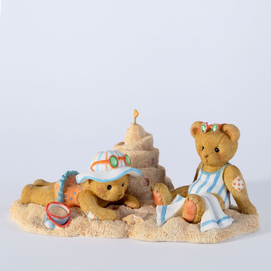 Cherished Teddies Girls Playing Sand Time with You Is