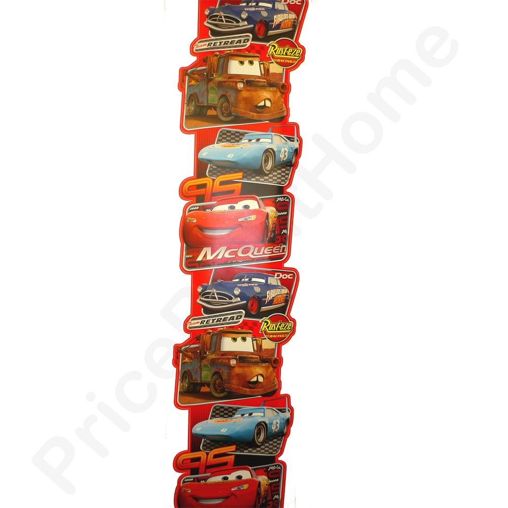 Disney Cars Multi Self adh Wallpaper Borders Bedroom Decor