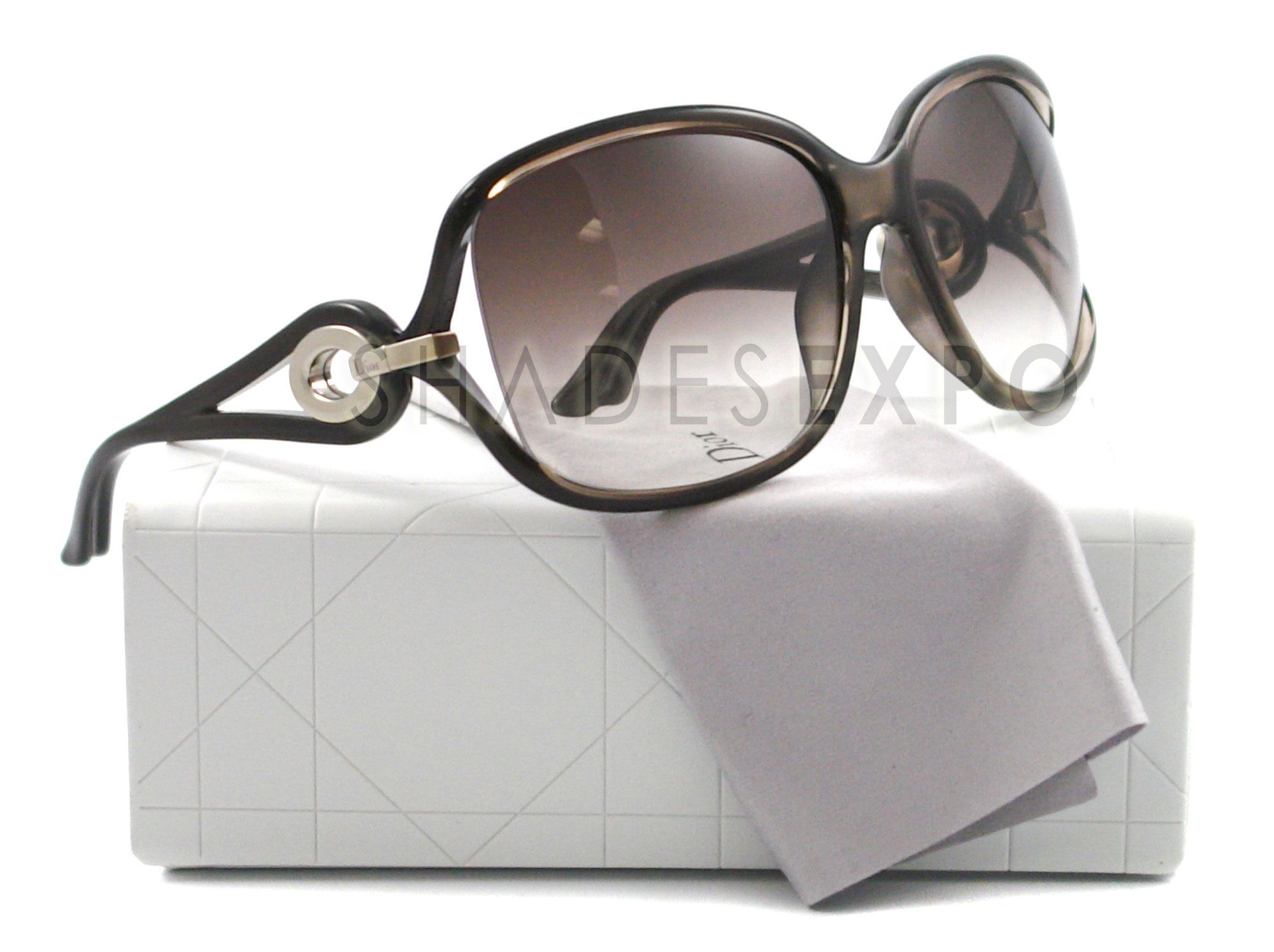 New Christian Dior Sunglasses Volute 2 Grey 35ZJS VOLUTE2 Auth