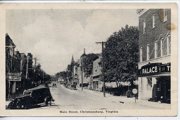 1930s Cars Christiansburg Virginia Palace Theatre