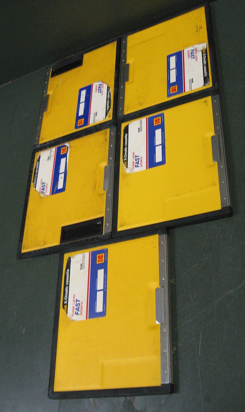 Lot 5 Kodak Lanex x Omatic x Ray Cassette 10 x 8 Xray